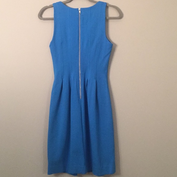 Gorgeous Pleated J.Crew Blue Dress Size 0 - Picture 4 of 5